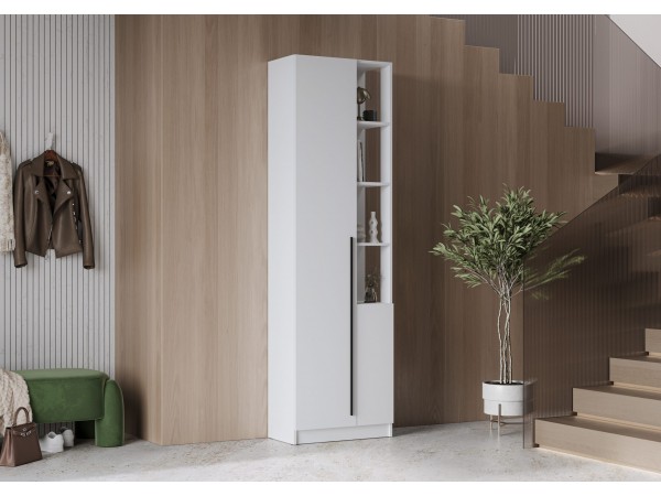 Шкаф Берген ШК_Л-650 (левый) Белое дерево