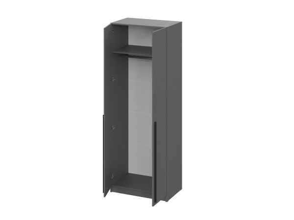 Шкаф Берген ШК-800.2 Серый графит