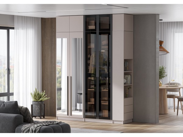 Антресоль торцевая Берген АТ-300 Кашемир