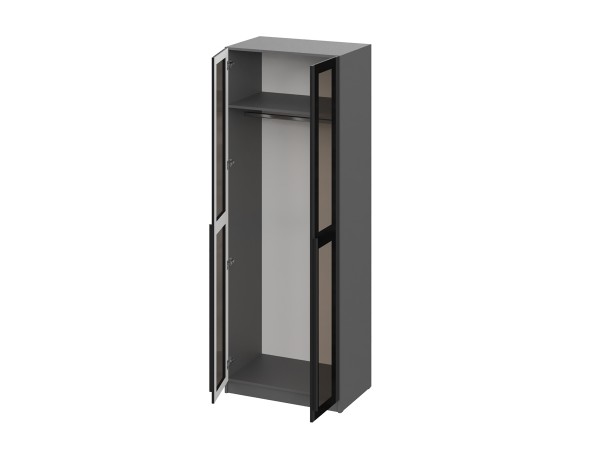 Шкаф Берген ШКС-800 Серый графит