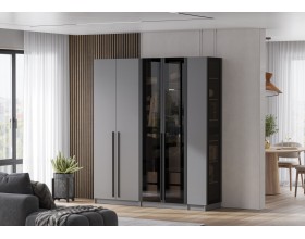 Шкаф Берген ШКС-800 Серый графит