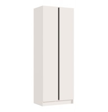 Келвин Шкаф 2-створчатый 800 Кашемир, Кашемир вставка чёрная