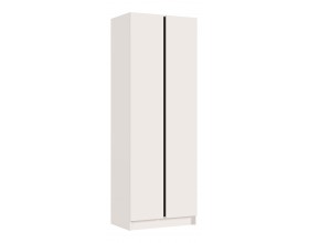 Келвин Шкаф 2-створчатый 800 Кашемир, Кашемир вставка чёрная