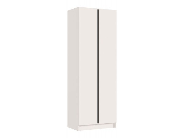 Келвин Шкаф 2-створчатый 800 Кашемир, Кашемир вставка чёрная