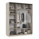 Шкаф-купе Тринити New 1800 Дуб Крафт серый