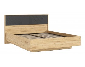 Флэш Кровать парящая 1,6м Браш Графит/Дуб Крафт, Дуб Крафт
