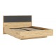 Флэш Кровать парящая 1,6м Браш Графит/Дуб Крафт, Дуб Крафт
