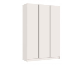 Келвин Шкаф 3-створчатый 1500 Кашемир, Кашемир вставка чёрная