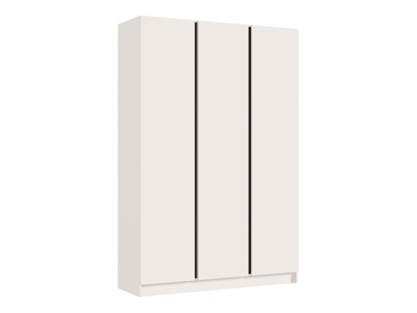 Келвин Шкаф 3-створчатый 1500 Кашемир, Кашемир вставка чёрная