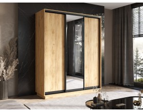 Шкаф-купе Тринити New 1800 Дуб Крафт одно зеркало