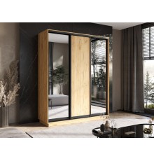 Шкаф-купе Тринити New 1800 Дуб Крафт два зеркала
