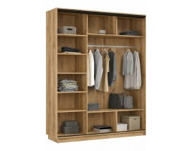 Шкаф-купе Тринити New 1800 Дуб Крафт три зеркала