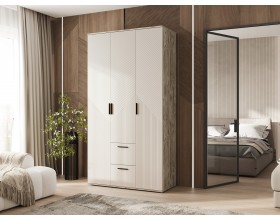 Сильвия Шкаф 3-створчатый 1200 Кашемир, Дуб Юкон