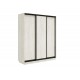 Шкаф-купе Тринити New 1800 Дуб Крафт Белый