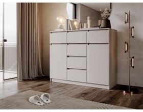 Челси Комод 1200 2 двери 6 ящиков Кашемир, Кашемир