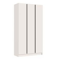 Келвин Шкаф 3-створчатый 1200 Кашемир, Кашемир вставка чёрная