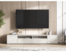 Сити Тумба ТВ 2000 Дуб Крафт Белый