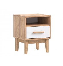 Кельн Тумбы прикроватные 2 шт. Белый Глянец, Дуб Крафт