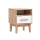 Кельн Тумбы прикроватные 2 шт. Белый Глянец, Дуб Крафт