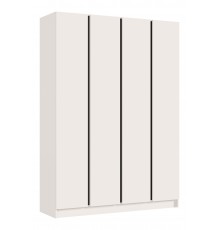 Келвин Шкаф 4-створчатый 1600 Кашемир, Кашемир вставка чёрная