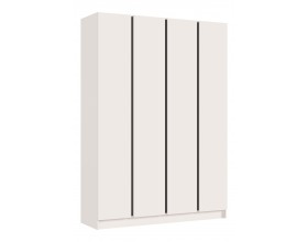 Келвин Шкаф 4-створчатый 1600 Кашемир, Кашемир вставка чёрная