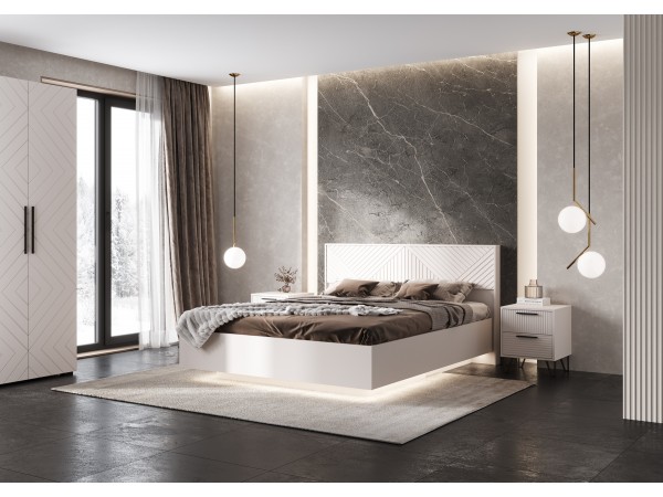 Флэш Кровать парящая 1,6м Кашемир, Кашемир