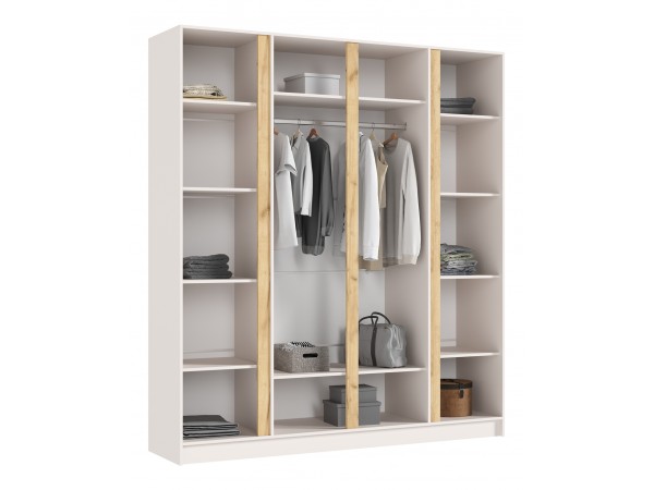 Келвин Шкаф 4-створчатый 2000 Кашемир, Кашемир вставка крафт