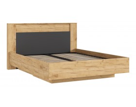 Остин Кровать парящая 1,6м Дуб крафт, Графит