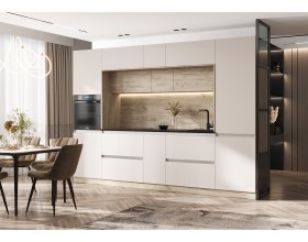 Кухня Карина 3,2м Компоновка №3 Кашемир, Дуб Крафт серый