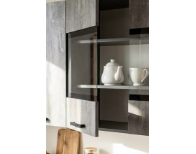 ЛДСП Кухня Рио NEW 2,0м 490 Железный камень/Дуб Крафт серый, Графит, Кастилло темный