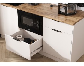 Кухня Камелия 1,8м Кашемир/Дуб Крафт серый, Дуб вотан