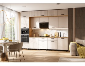 Кухня Бьянка 3,0/1080м Кашемир, Дуб Крафт, Дуб вотан