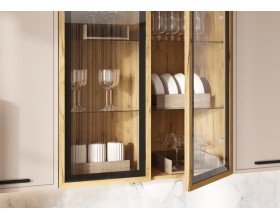 Кухня Бьянка 2,0/900м Кашемир, Дуб Крафт, Дуб вотан