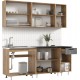 ЛДСП Кухня Рио NEW 2,0м 490 Дуб Крафт/Бетон темный, Дуб Крафт, Кастилло темный