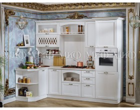 Кухня Милано 2,6*1,35м Белый текстурный, Белый, Антарес