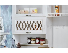 Кухня Милано 2,6*1,35м Белый текстурный, Белый, Антарес