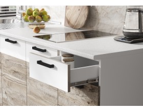ЛДСП Кухня Гранд 2,0м 490 Юкон/Белый, Белый, Антарес