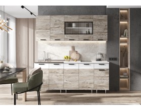 ЛДСП Кухня Гранд 2,0м 490 Юкон/Белый, Белый, Антарес