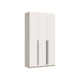Ларго Шкаф 3-створчатый 1200 + 1 полка 4 ящика Кашемир, Дуб Крафт серый