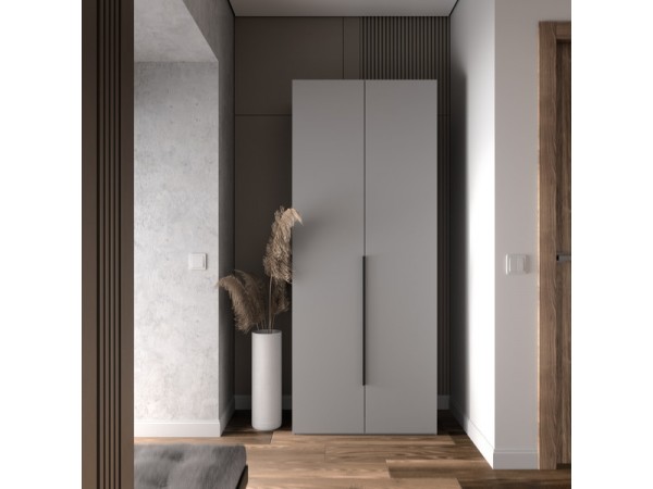 Шкаф Лора (Модерн) для одежды Ш 1000 серый шифер