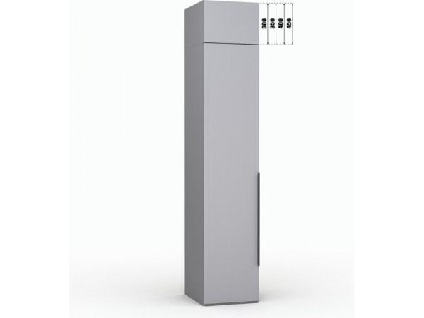 Шкаф Лора (Модерн) ВШ 400.35 серый шифер