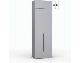 Шкаф Лора (Модерн) ВШ1000.45 серый шифер