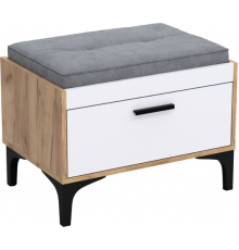 Тумба АВ (ТК) 70.1 белый-дуб крафт