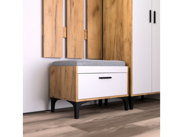 Тумба АВ (ТК) 70.1 белый-дуб крафт