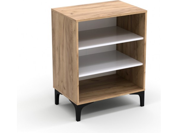 Тумба АВ (ТК) 90.2 белый-дуб крафт