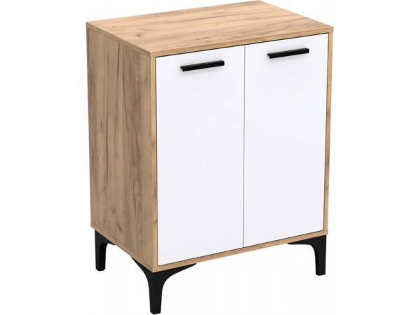 Тумба АВ (ТК) 90.2 белый-дуб крафт