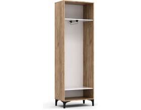 Шкаф АС (ШК) 70.2 белый-дуб крафт