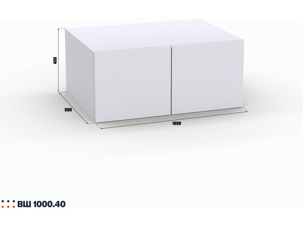 Шкаф Лора (Модерн) ВШ1000.40 белый