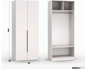 Шкаф Лора (Модерн) для одежды Ш 900.3 кашемир