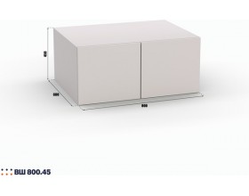 Шкаф Лора (Модерн) ВШ 800.45 кашемир